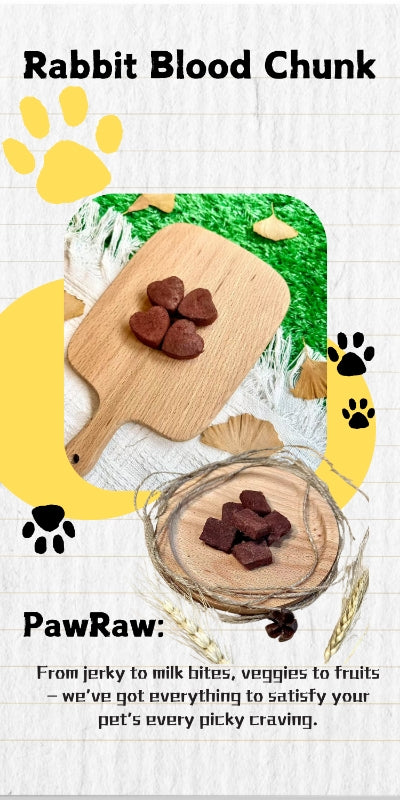 Freeze-dried Pet Snacks Rabbit Blood Cubes