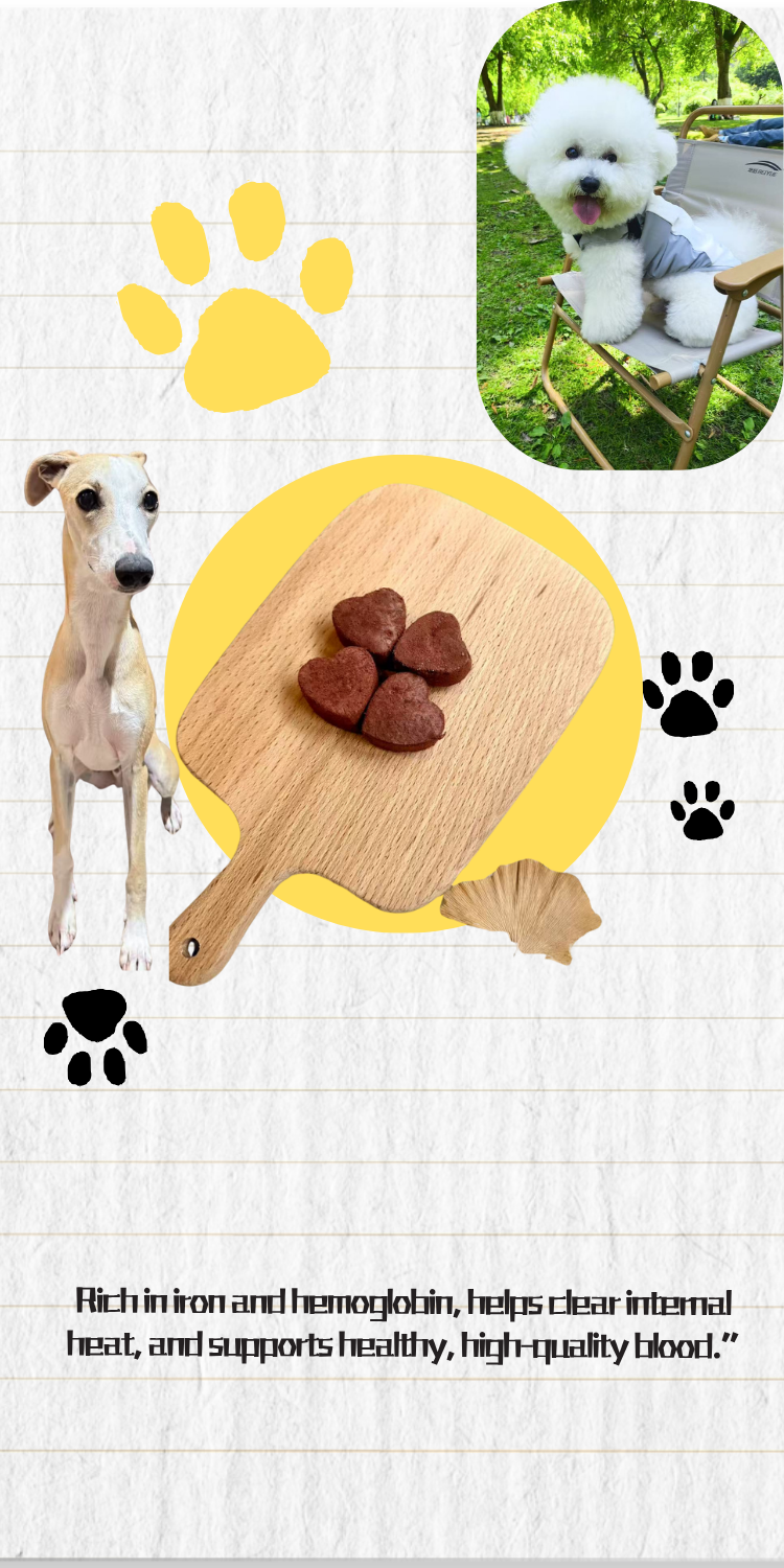 Freeze-dried Pet Snacks Rabbit Blood Cubes