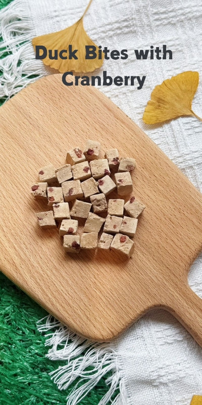 Freeze-dried Pet Snacks Duck Cranberry bites