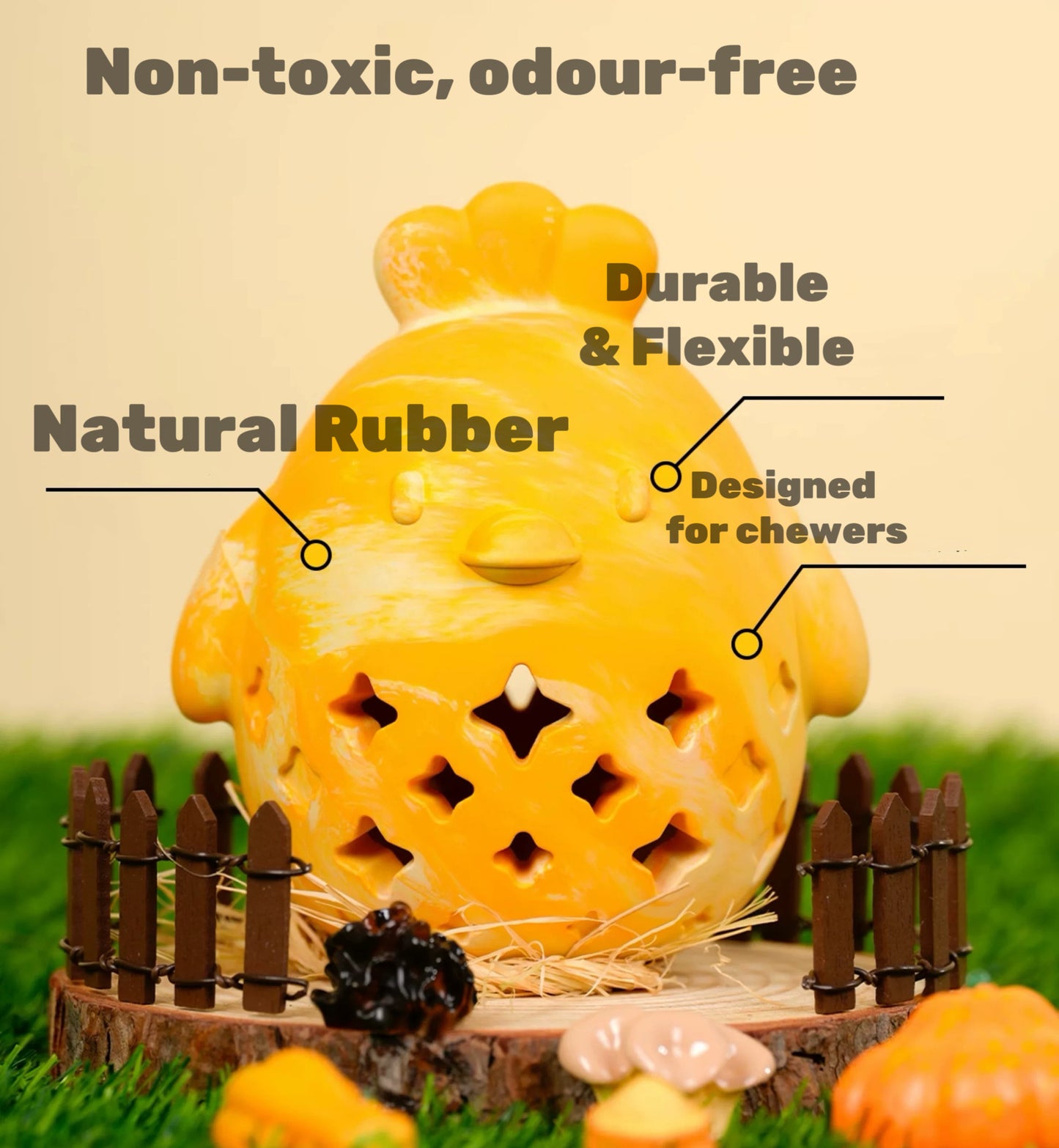 Slow Feeder Toy 3D Chicken