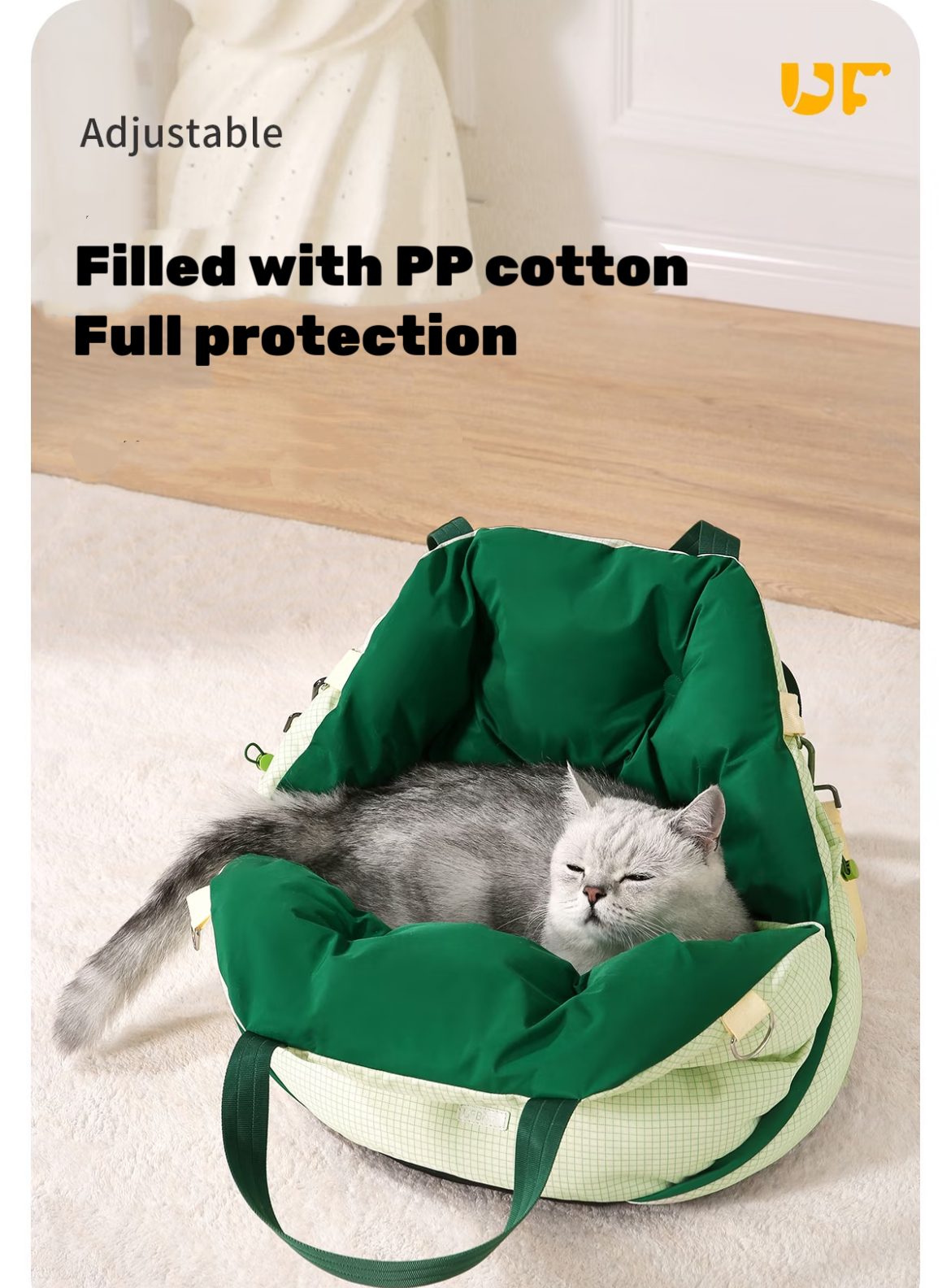Pet Bag Multiple Use - Car Seat, Outdoor and Indoor