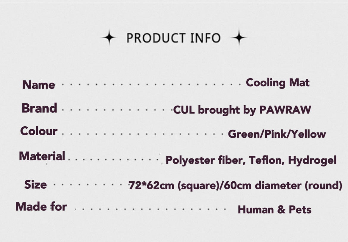 Pets cooling mat (Square)