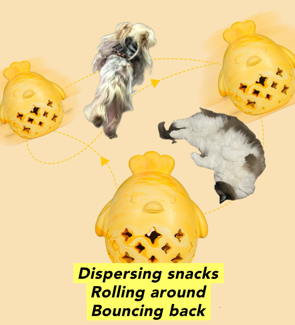 Slow Feeder Toy 3D Chicken