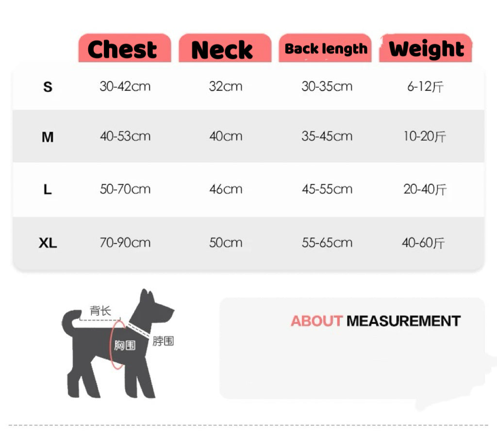 Suitical recovery pet recovery suit - Large Size Available!