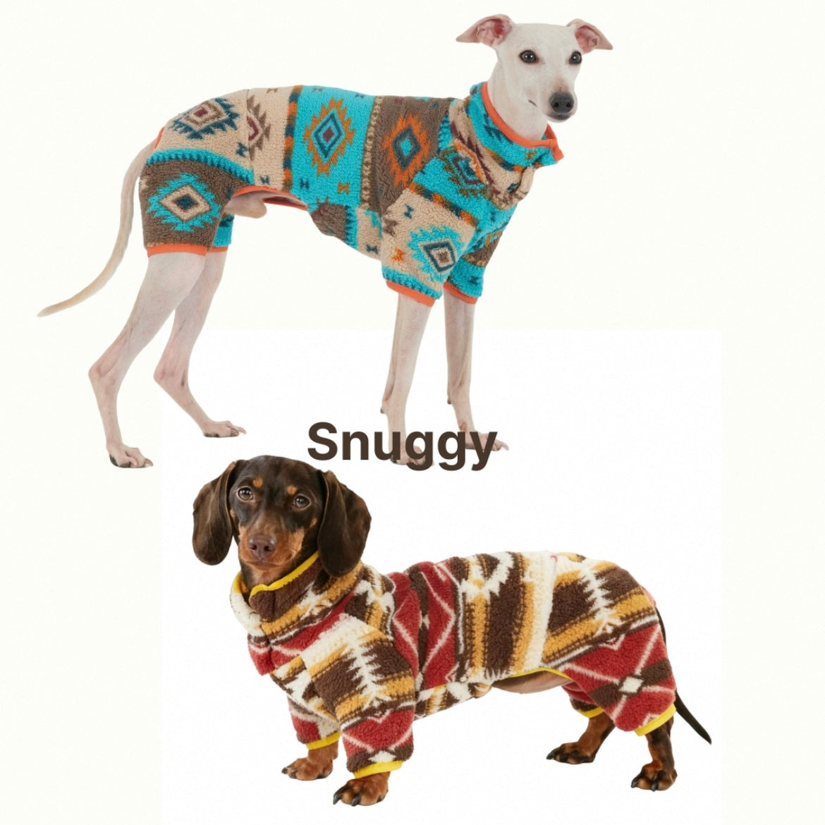 Vintage Winter Knit Dog Sweater