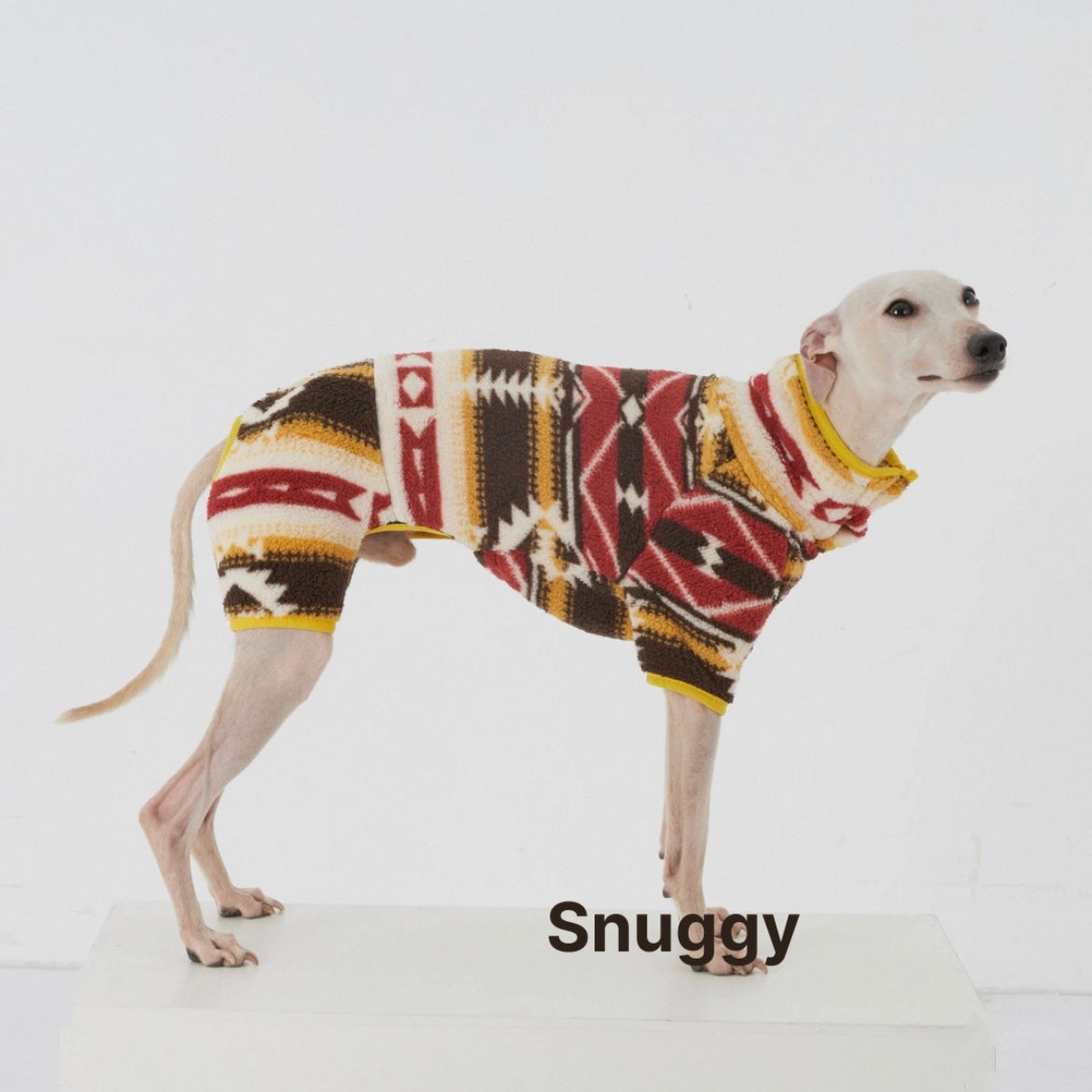 Vintage Winter Knit Dog Sweater