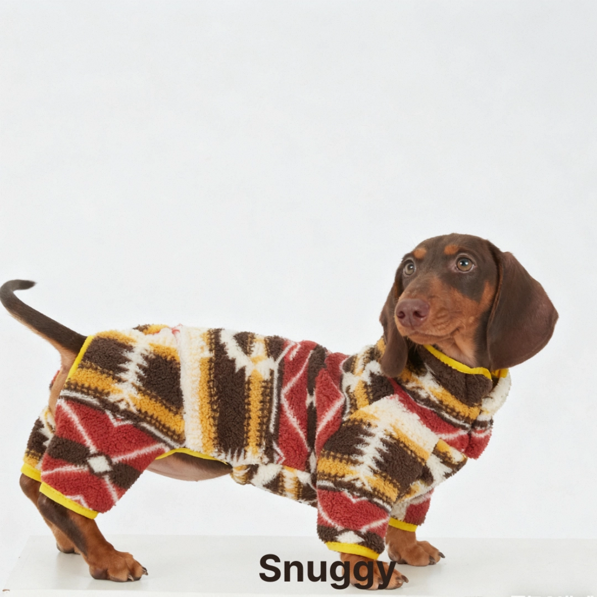 Vintage Winter Knit Dog Sweater