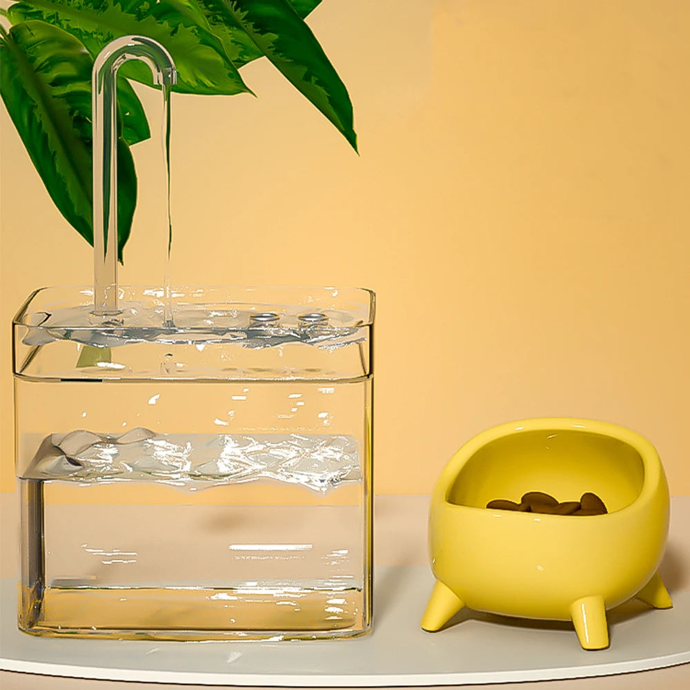 Cat Water Fountain Auto Filter USB Electric